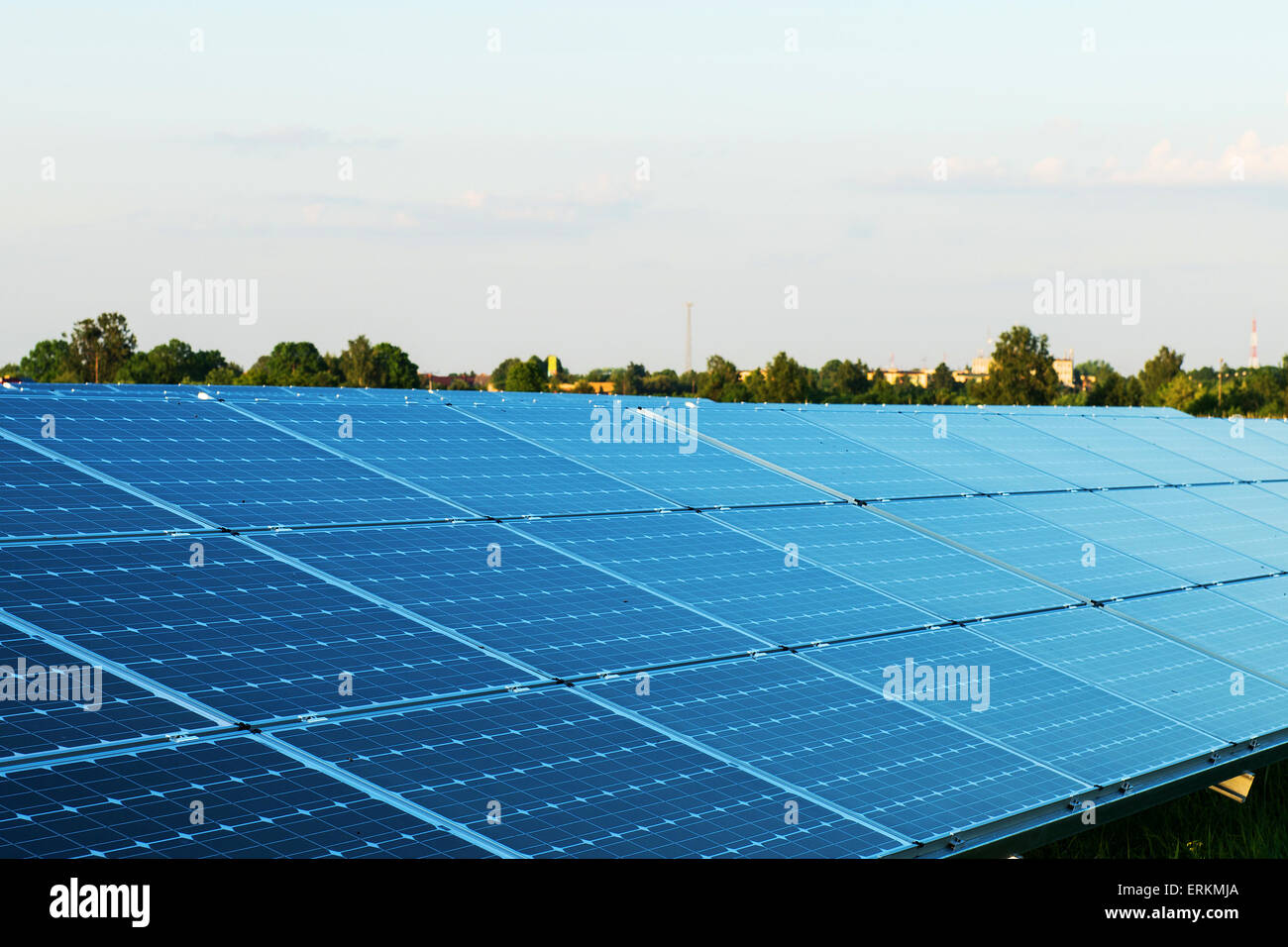 Photo of the solar panels as renewable source of energy Stock Photo - Alamy