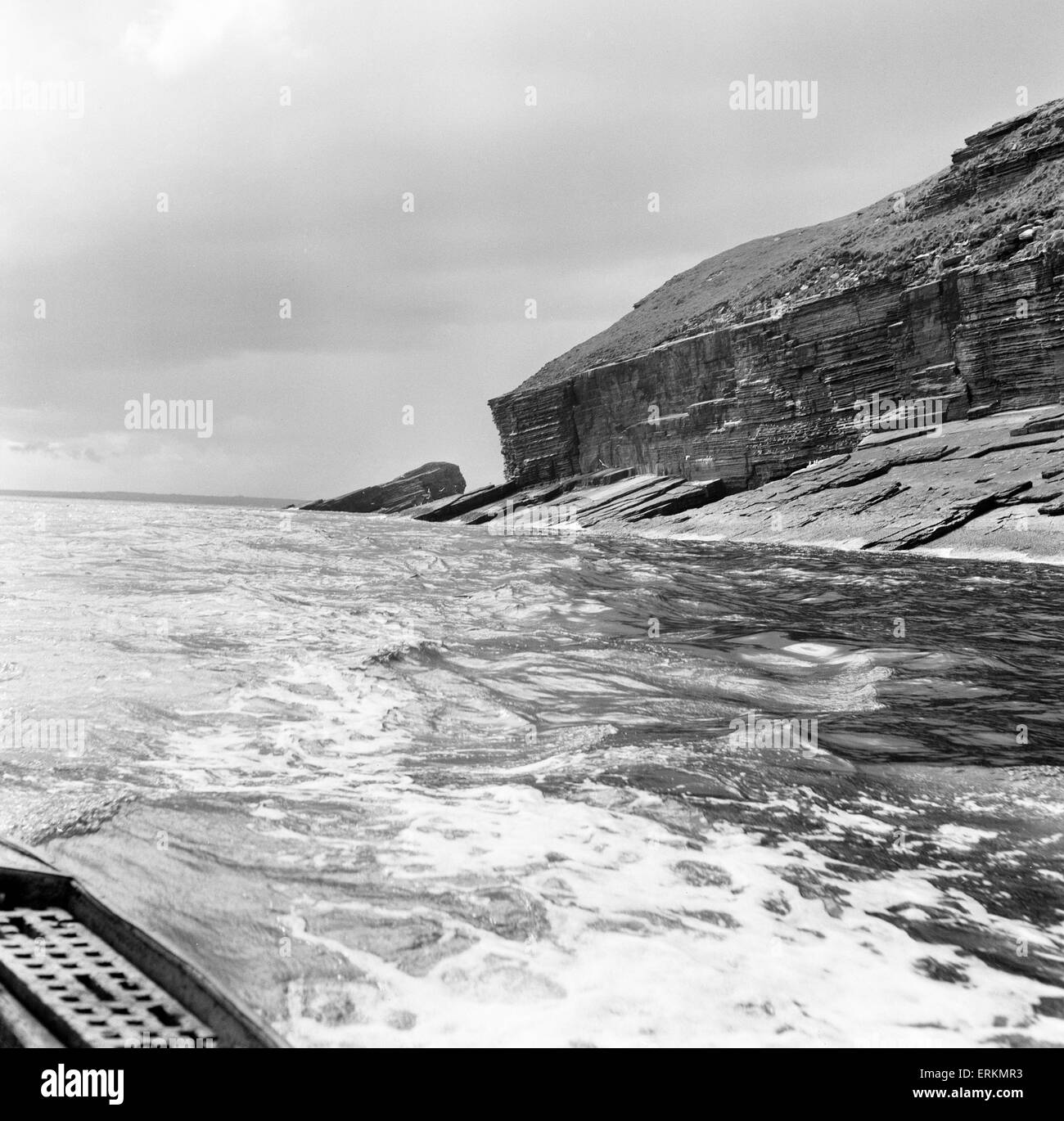 The Island of Swona in the Pentland Firth off the north coast of Scotland. 18th May 1957. Home to Violet Rosie, a.k.a. The Silent Woman of Swona. Stock Photo