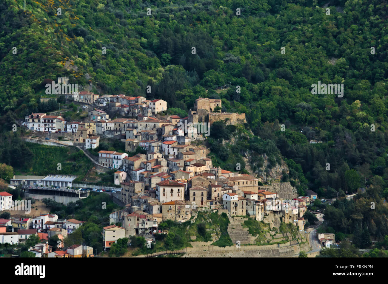 a view of the town of Valsinni (Basilicata,Italy) Stock Photo
