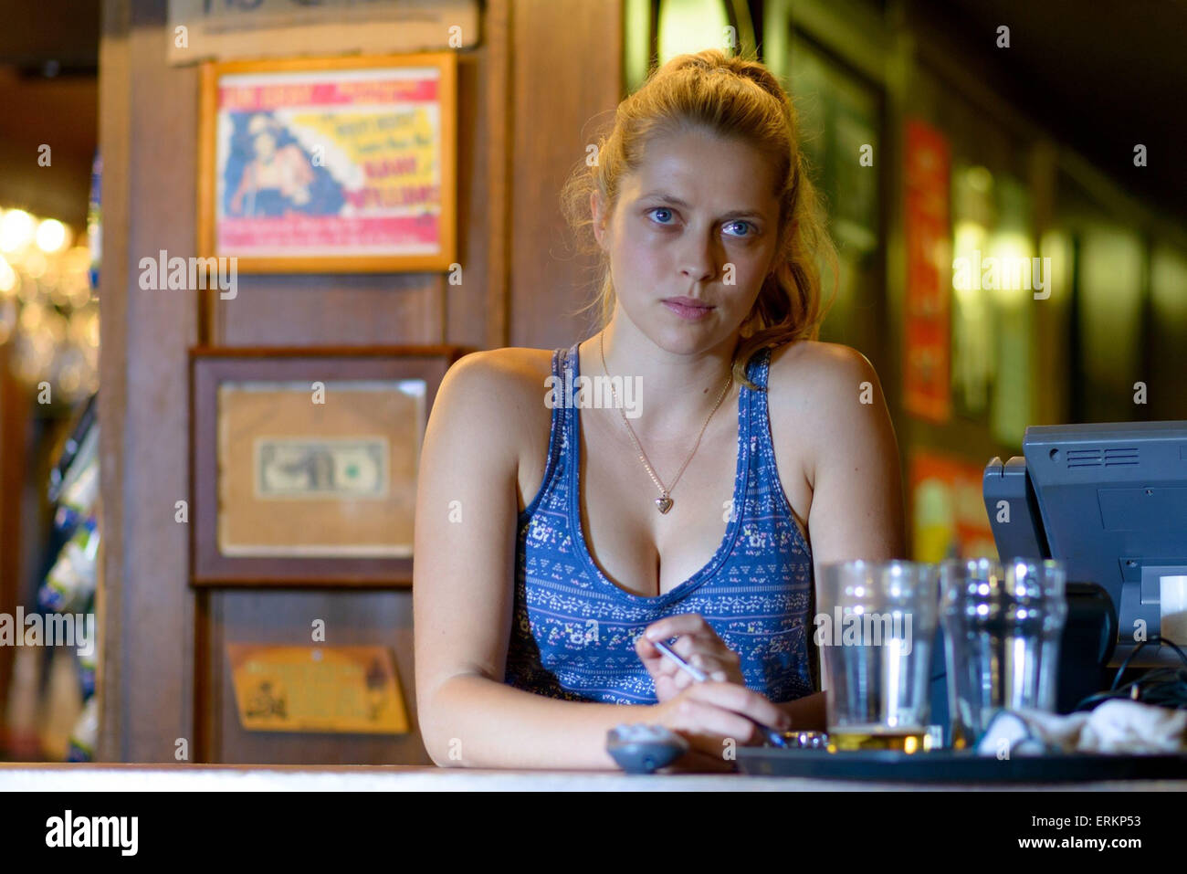 CUT BANK (2014)  TERESA PALMER  MAT SHAKMAN (DIR) Stock Photo