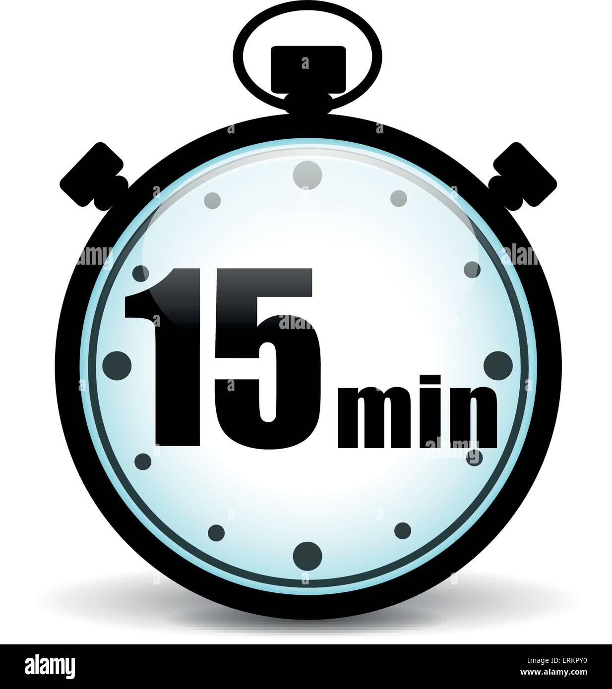 15 minutes clock hi-res stock photography and images - Alamy
