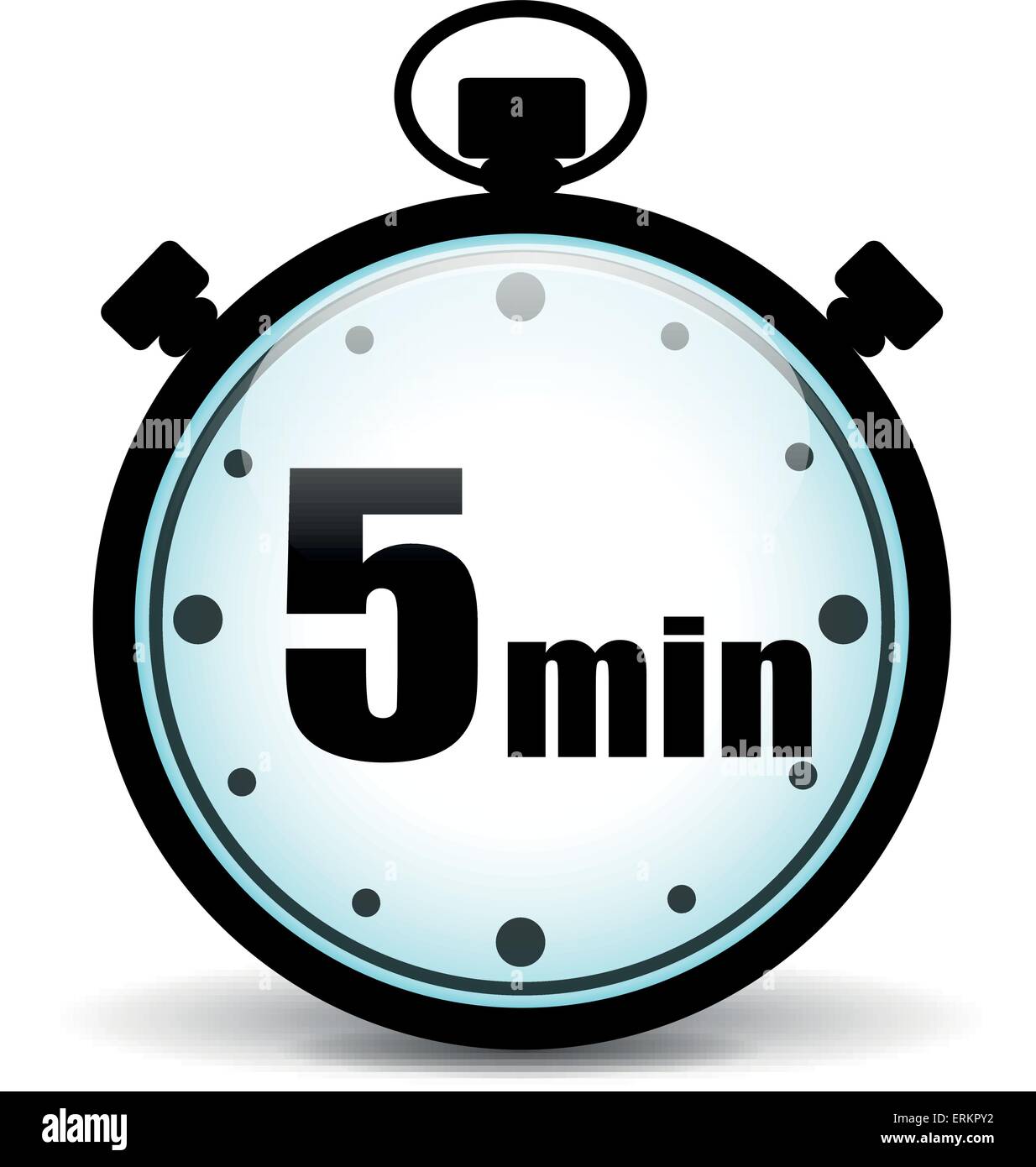 Five minutes to five Stock Vector Images - Alamy
