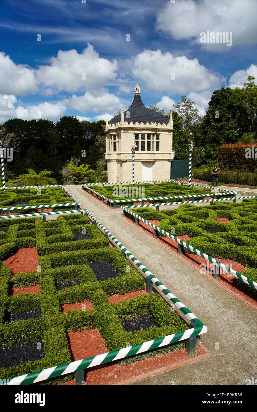 Tudor Gardens, Hamilton Gardens, Hamilton, Waikato, North Island, New