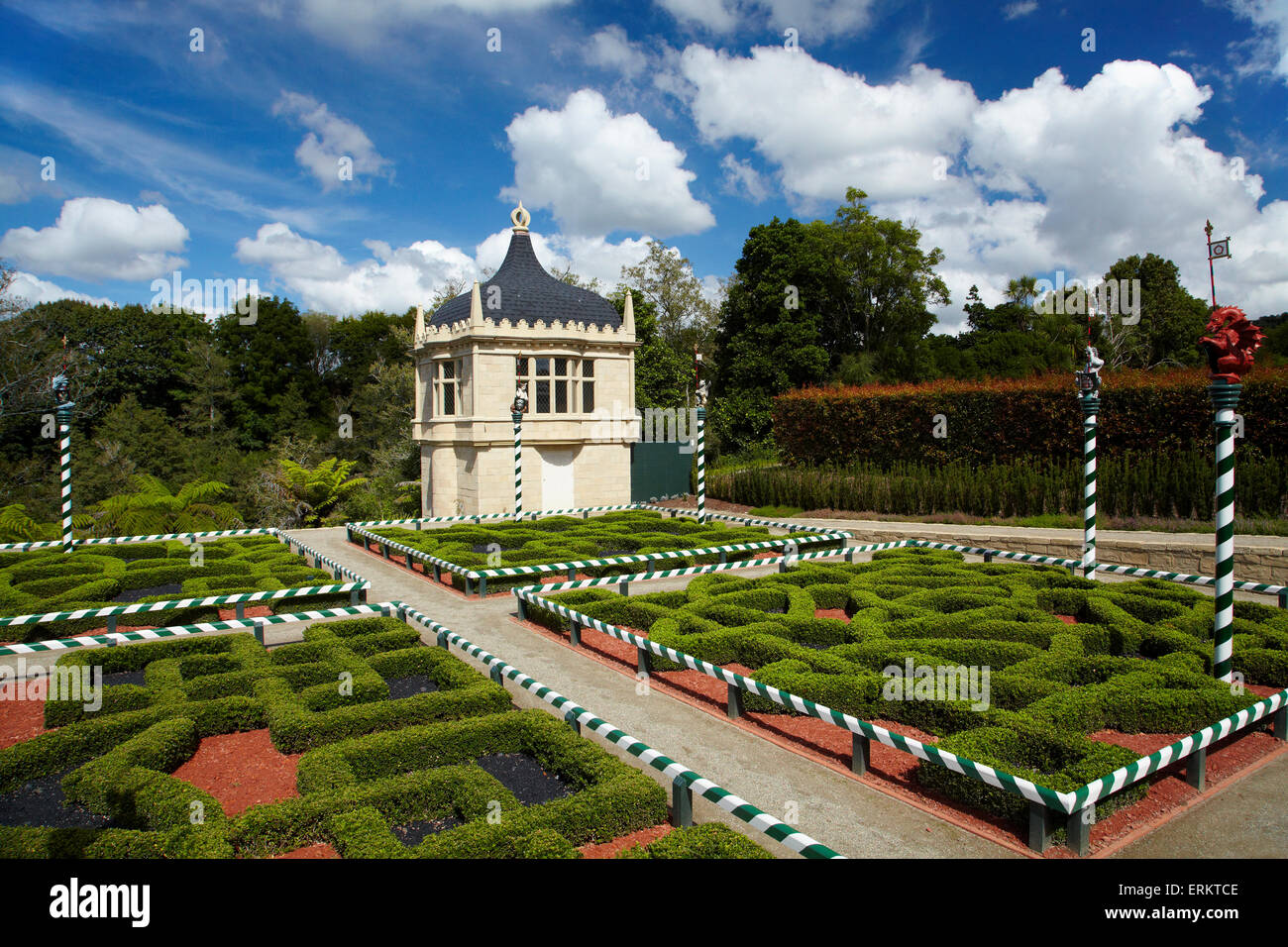 Tudor Gardens, Hamilton Gardens, Hamilton, Waikato, North Island, New