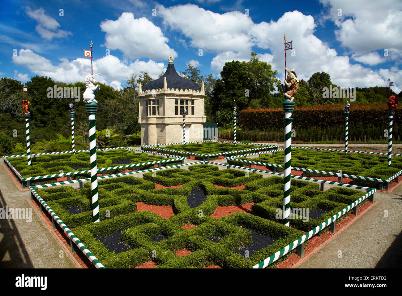 Tudor Gardens, Hamilton Gardens, Hamilton, Waikato, North Island, New