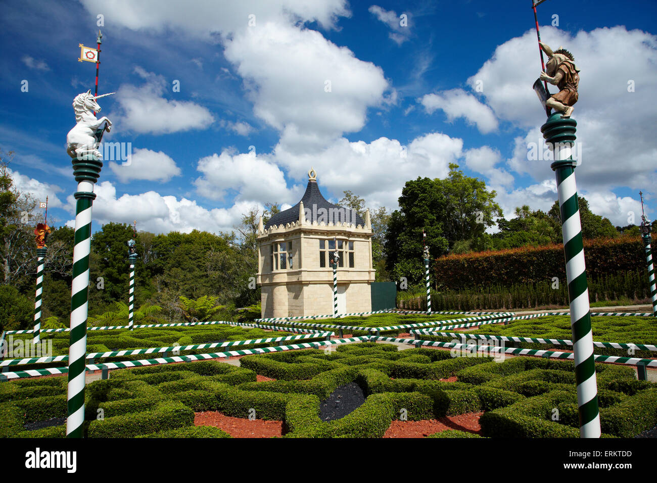Tudor Gardens, Hamilton Gardens, Hamilton, Waikato, North Island, New