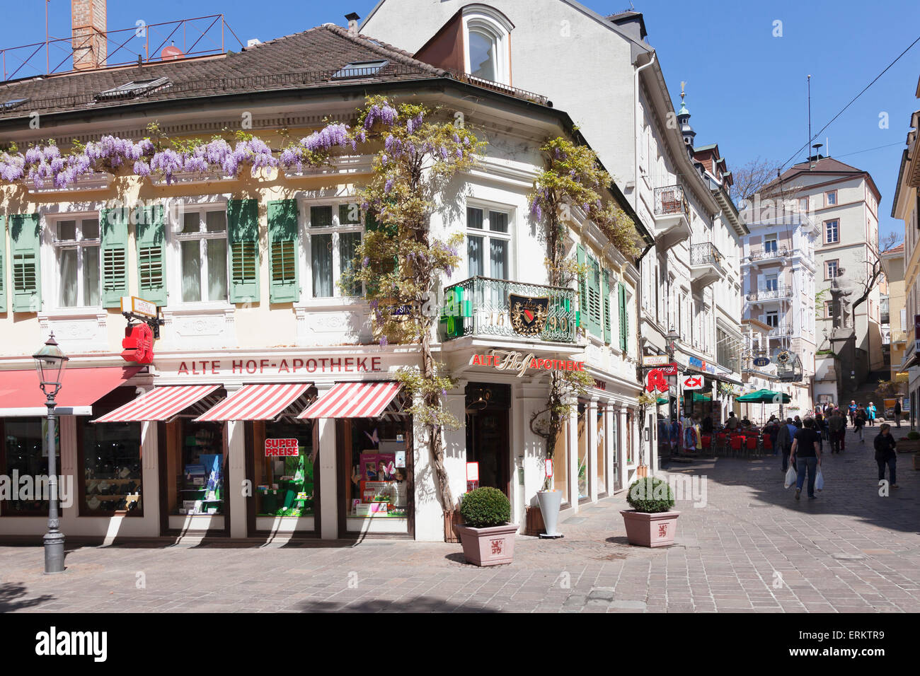 Pedestrian area, Baden-Baden, Black Forest, Baden-Wurttemberg, Germany,  Europe Stock Photo - Alamy