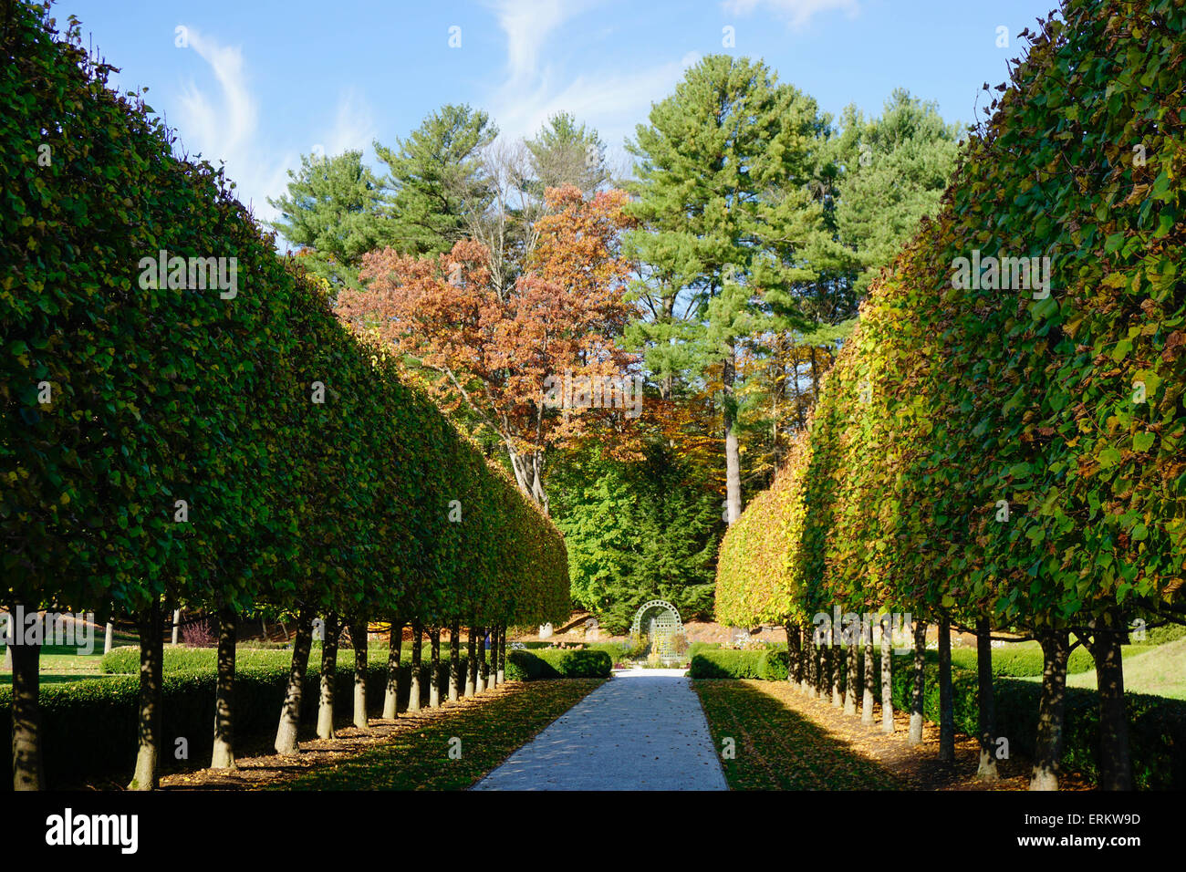The grounds of The Mount, Edith Wharton's home, Lenox, The Berkshires, Massachusetts, New