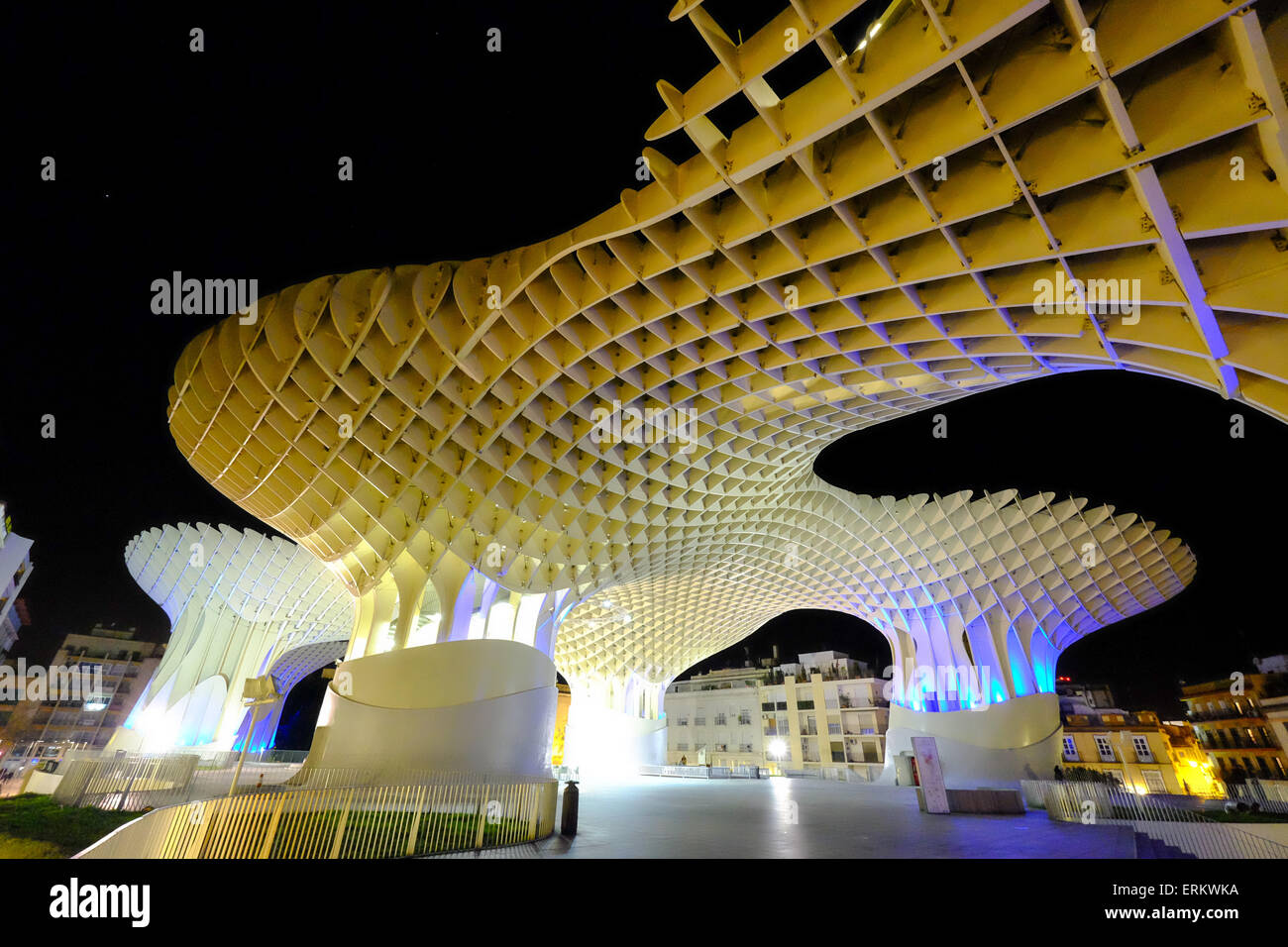 Metropol Parasol, known as Setas de Sevilla (The Mushroom), the world's ...