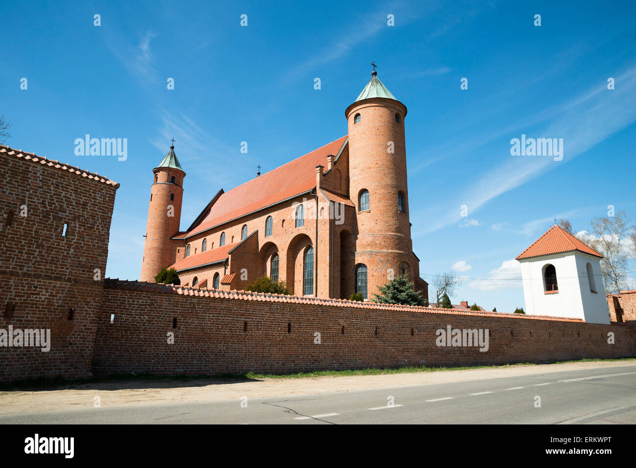 Church of St. Roch and John the Baptist in Brochów, Poland Stock Photo ...