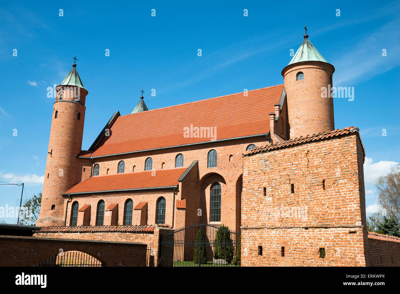 Church of St. Roch and John the Baptist in Brochów, Poland Stock Photo ...