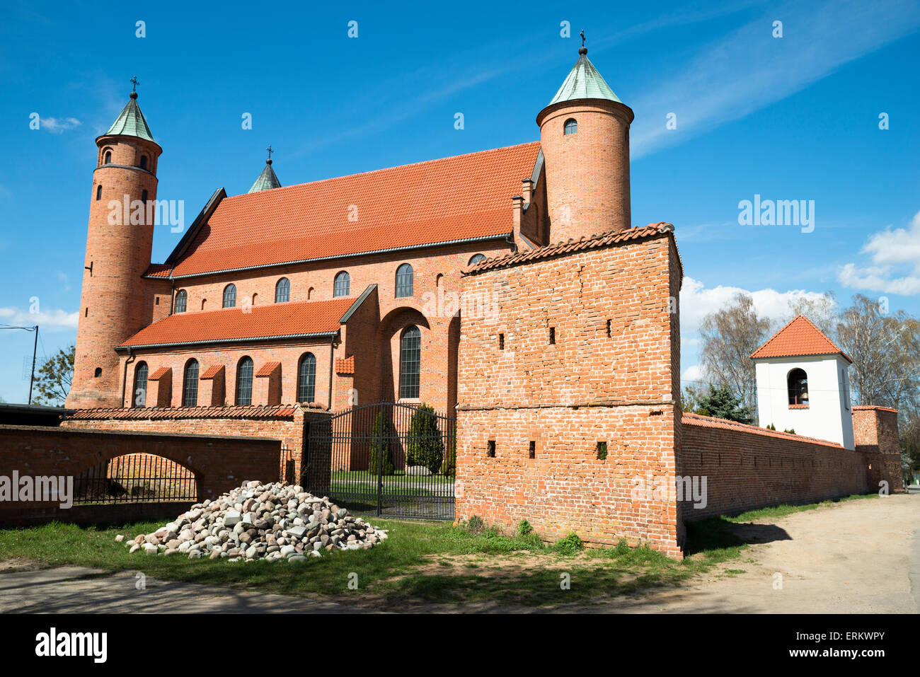 Church of St. Roch and John the Baptist in Brochów, Poland Stock Photo ...
