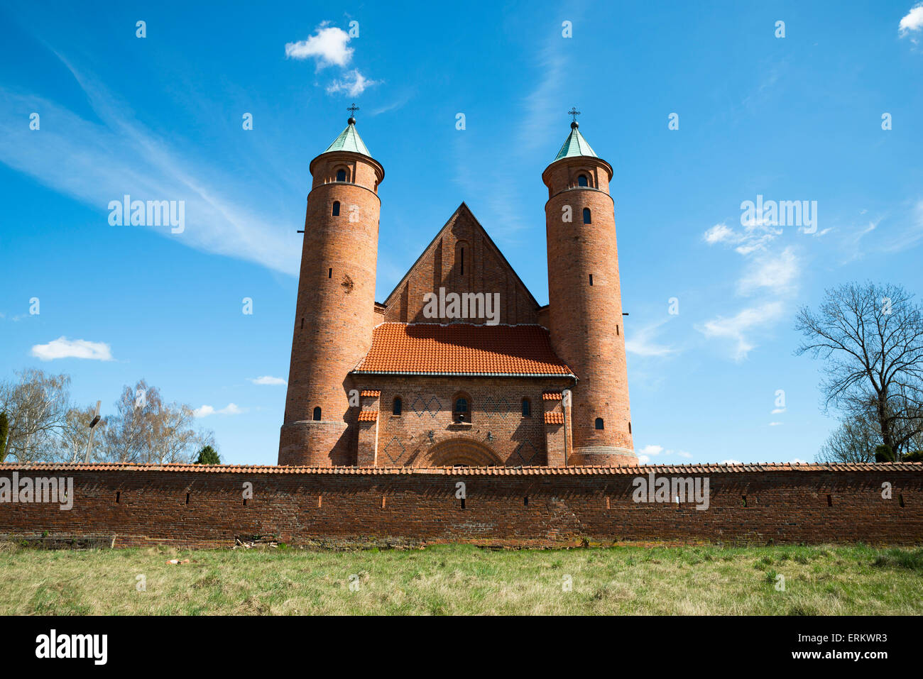 Church of St. Roch and John the Baptist in Brochów, Poland Stock Photo ...