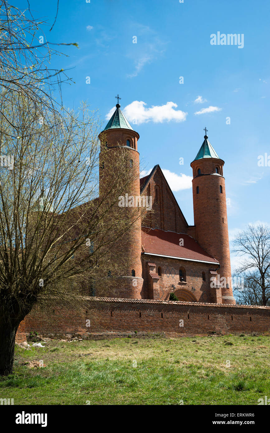 Church of St. Roch and John the Baptist in Brochów, Poland Stock Photo ...