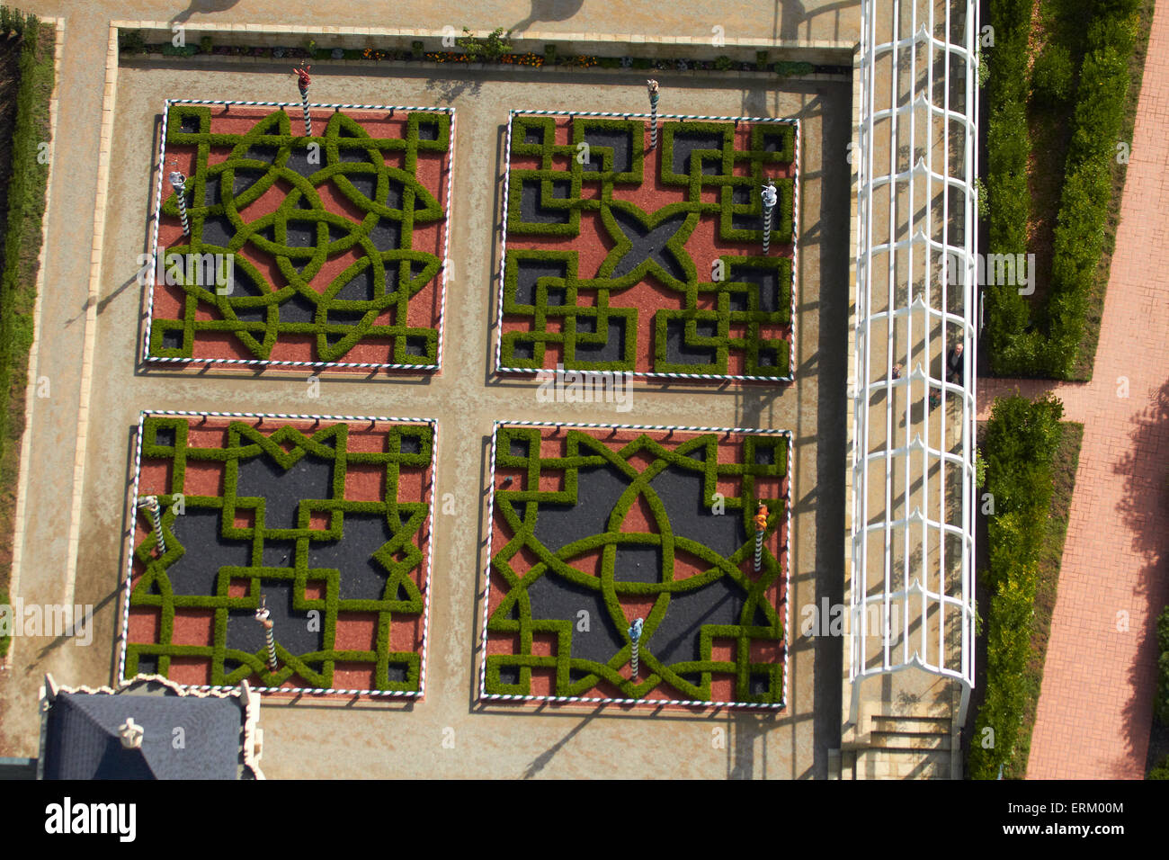 Tudor Gardens, Hamilton Gardens, Hamilton, Waikato, North Island, New