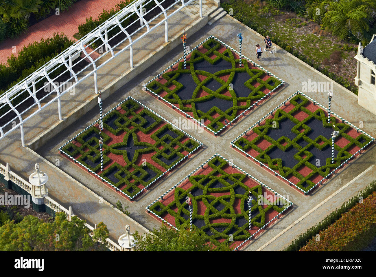 Tudor Gardens, Hamilton Gardens, Hamilton, Waikato, North Island, New