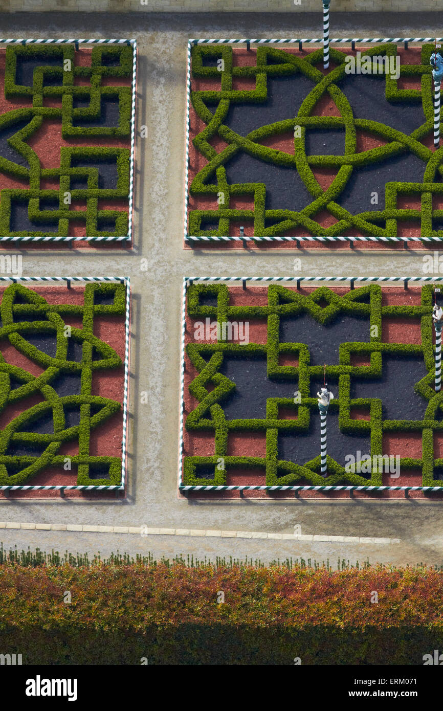 Tudor Gardens, Hamilton Gardens, Hamilton, Waikato, North Island, New