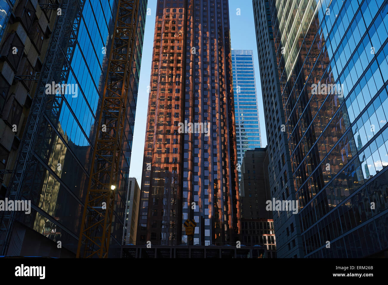 Bay Adelaide Centre and Scotia Plaza office towers; Toronto, Ontario, Canada Stock Photo