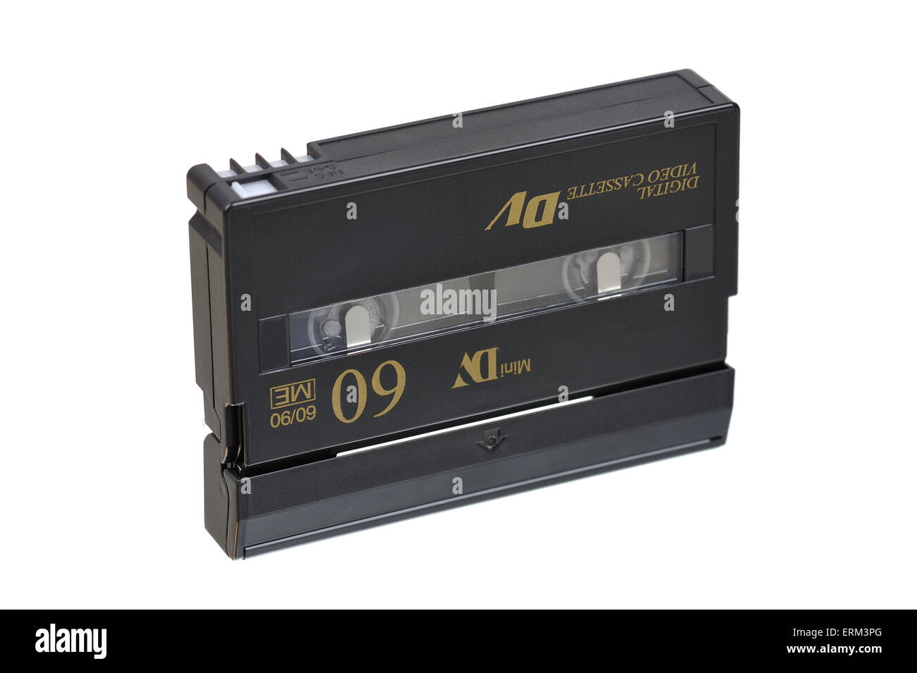 Mini DV cassette isolated on white Stock Photo - Alamy