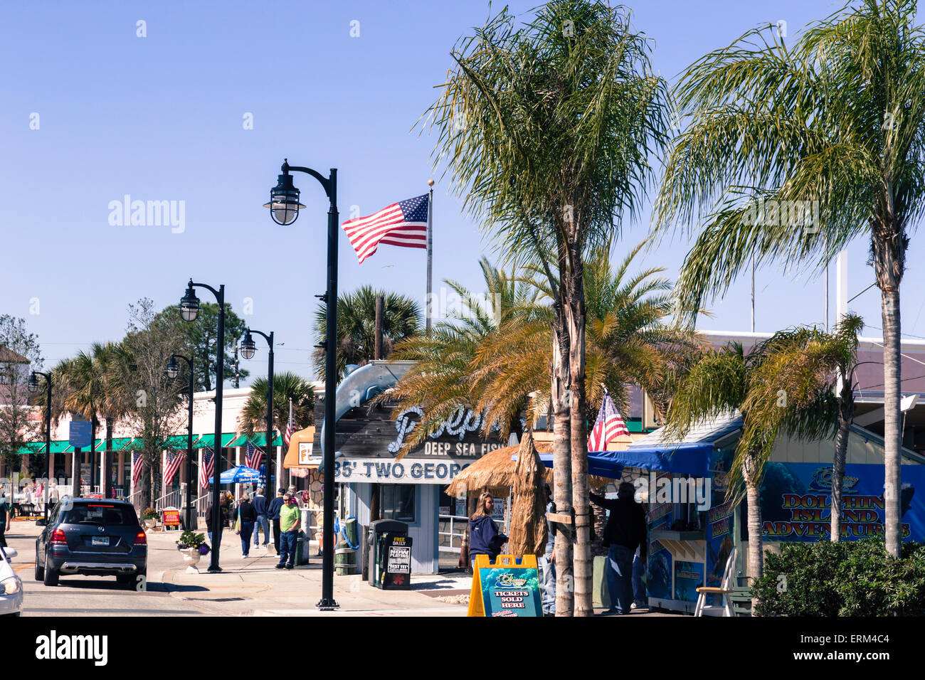 Tarpon Springs Historic District, Florida, USA Stock Photo Alamy