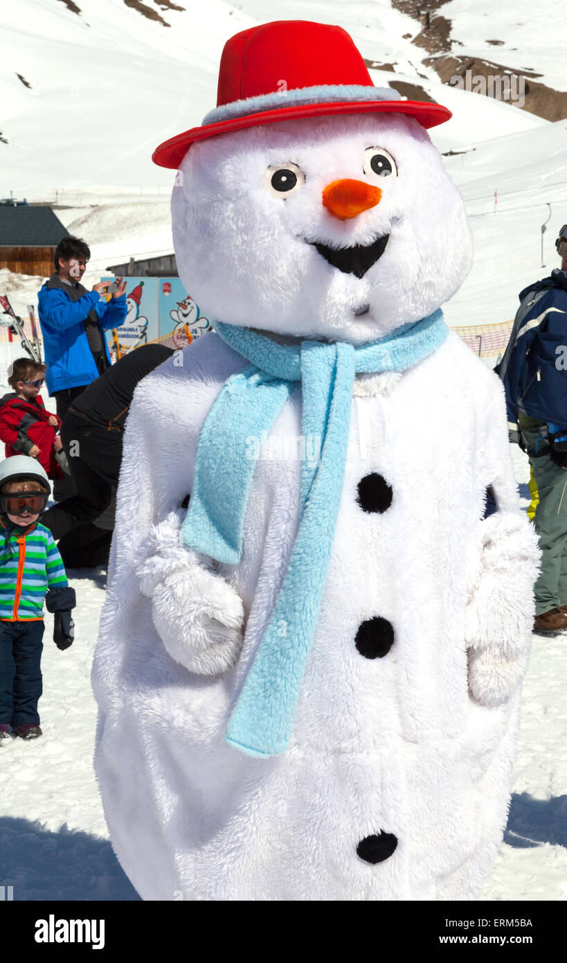 Snowman suit Stock Photo