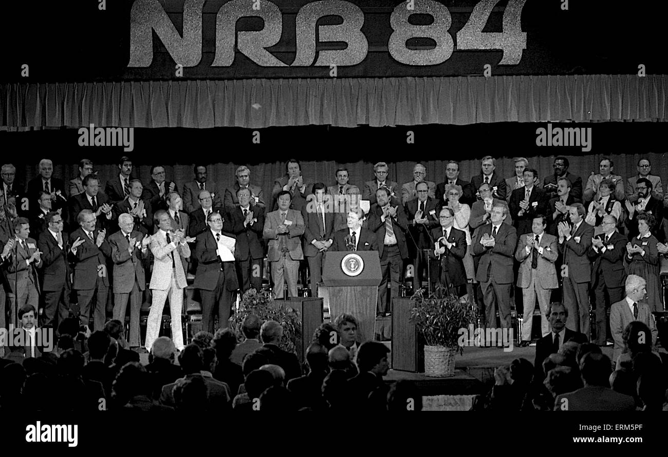 Washington. DC., USA, 30th January 1984 President Ronald Reagan attends