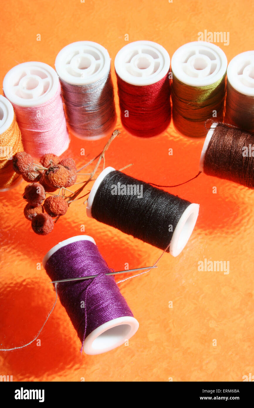 needle and thread Stock Photo Alamy