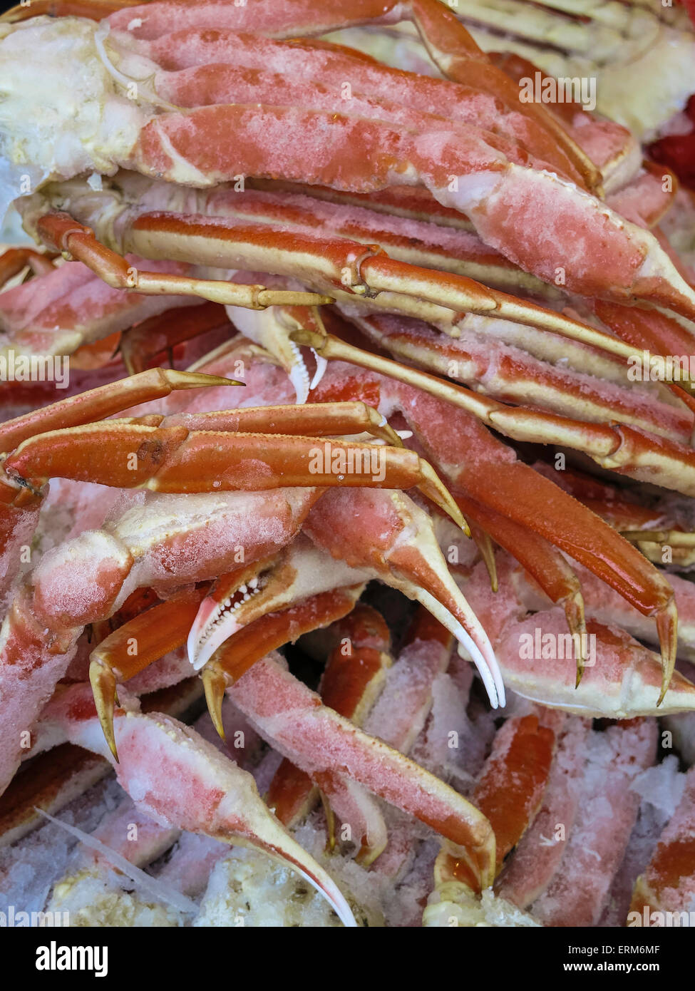 Crab Legs, Fish Market, Chinatown, NYC Stock Photo Alamy
