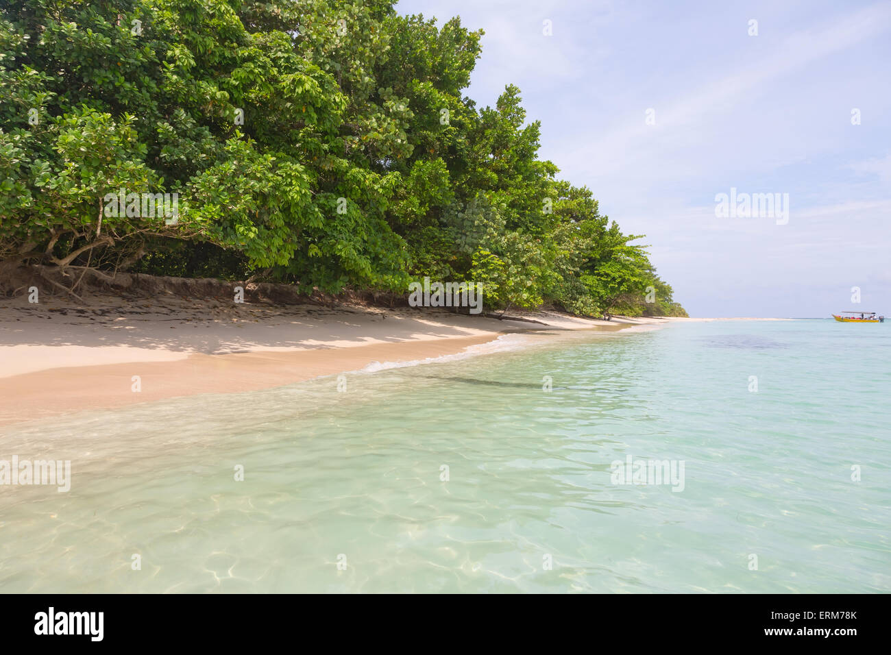 Beach on the archipelago Bocas del Toro, Panama Stock Photo