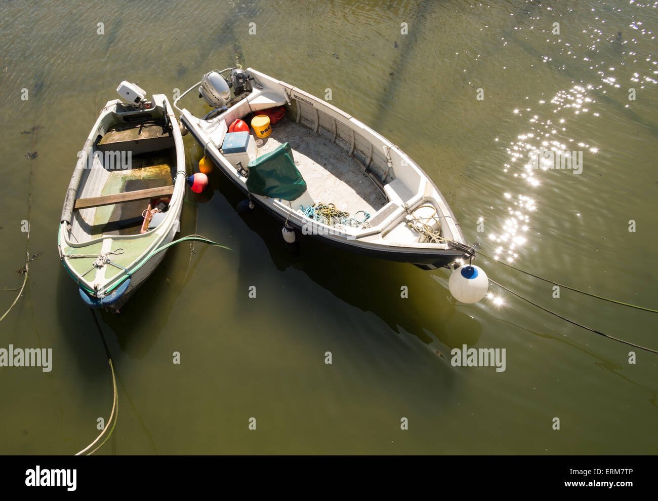 Two small boats hi-res stock photography and images - Alamy