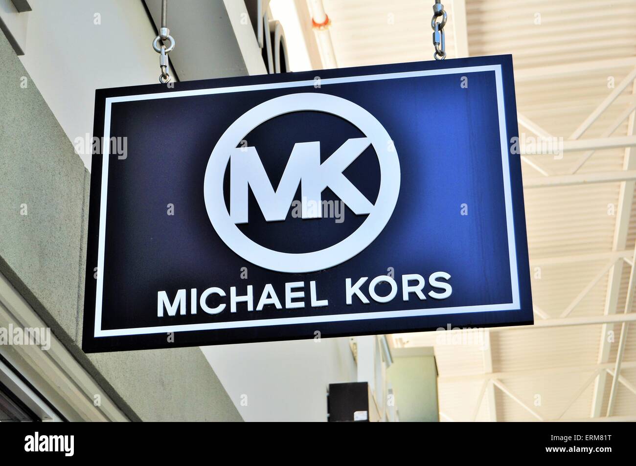 Michael Kors store sign Stock Photo - Alamy