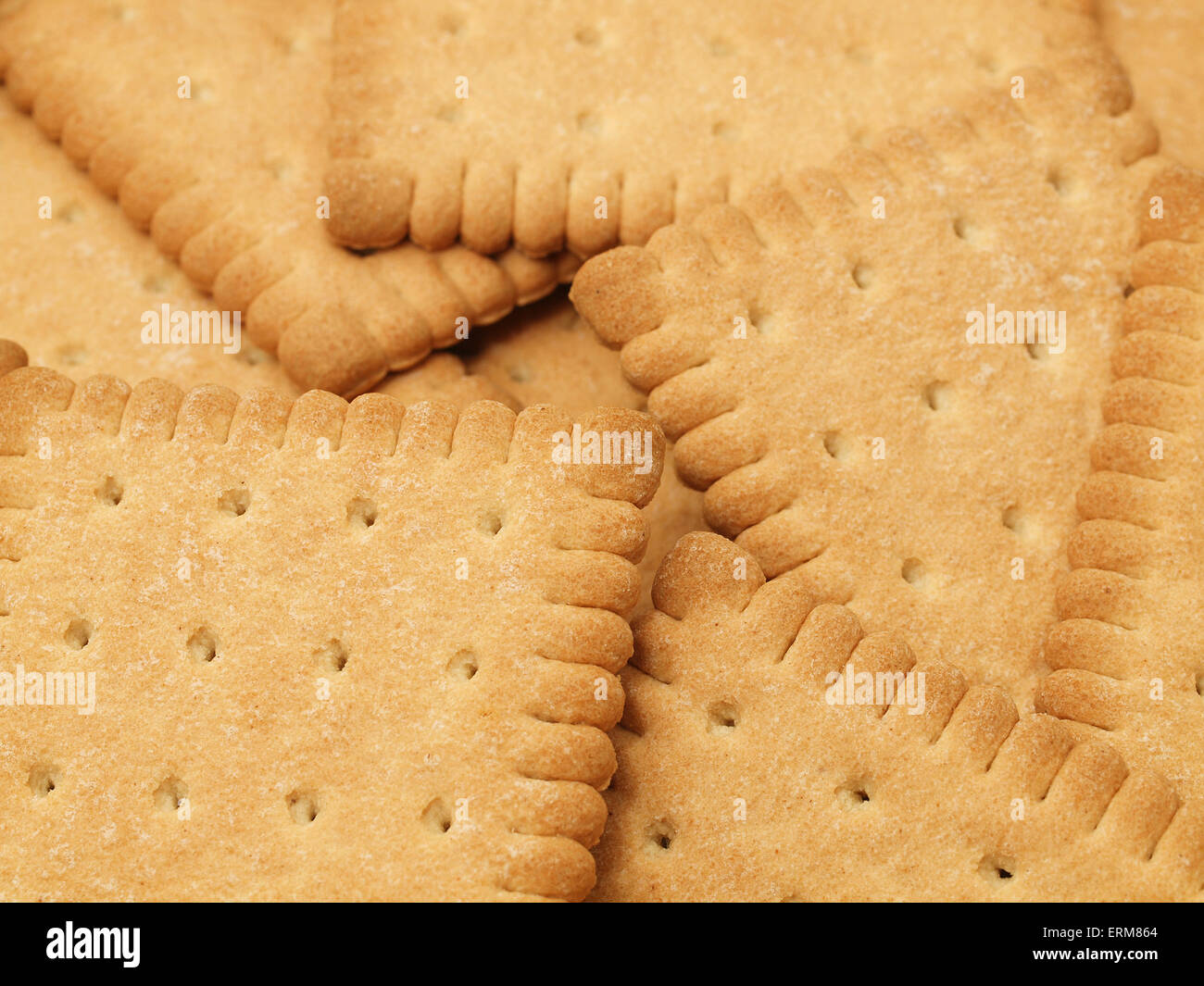 Tasty biscuits background Stock Photo
