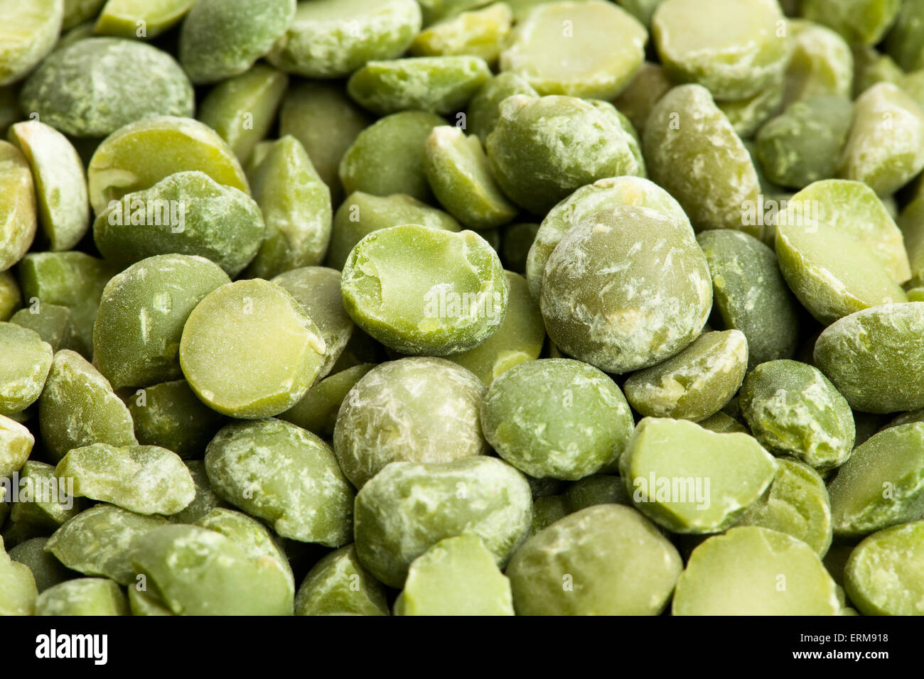 dried peas macro closeup Stock Photo