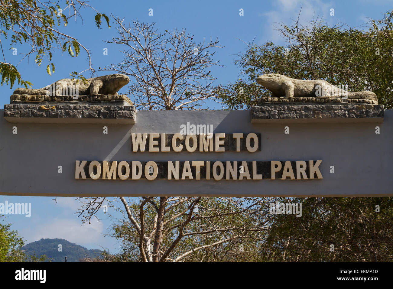 Entrance to Komodo National Park, Komodo Island, Komodo National Park