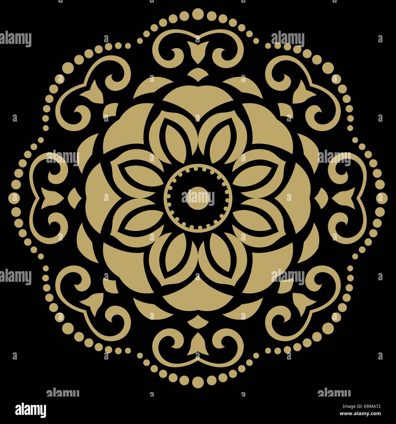 Orient Image Orient Abstract Vector Pattern Stock Vector Image & Art - Alamy