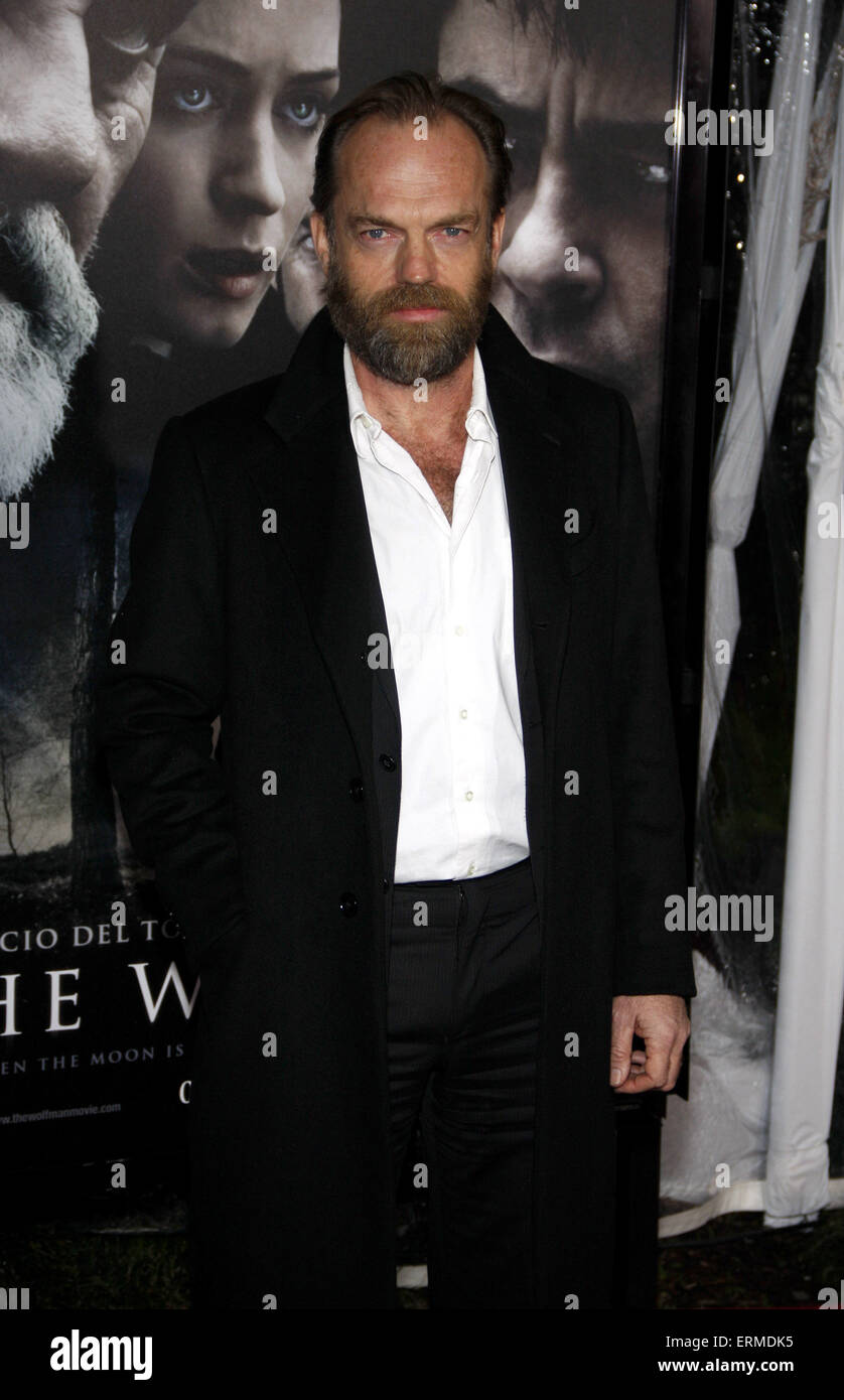 Feb 24, 1999; Los Angeles, CA, USA; Actor HUGO WEAVING at the premiere of,  'The Matrix.' (Credit Image: © Chris Delmas/ZUMA Wire Stock Photo - Alamy