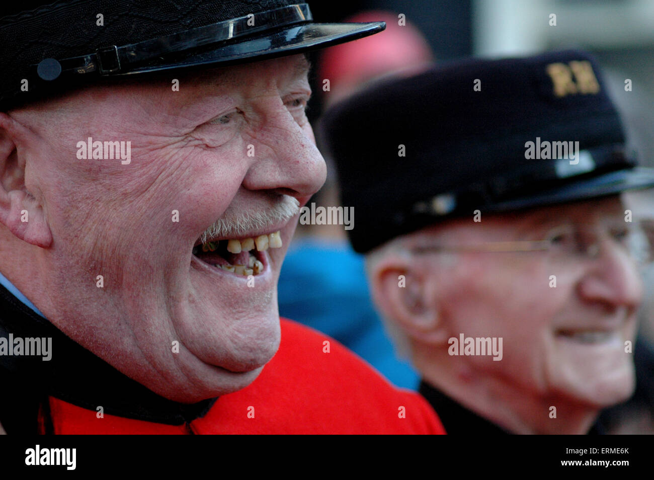 Two Chelsea Pensioners Stock Photo