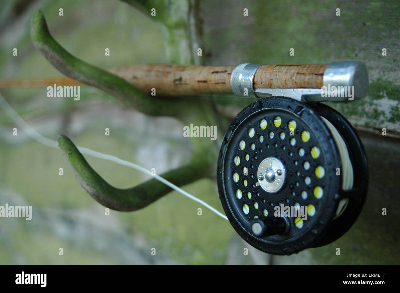 Traditional fly fishing tackle hi-res stock photography and images