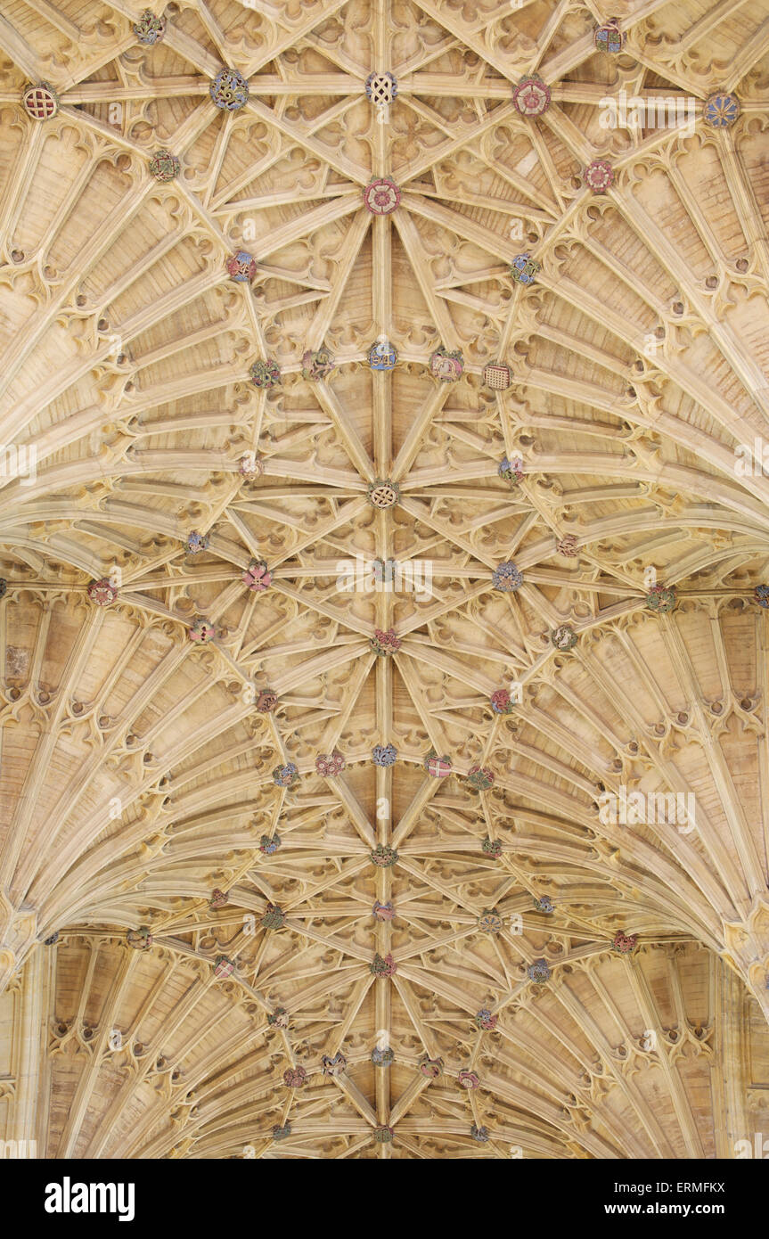 The Magnificent Gothic Fan Vaulted Ceiling Of Sherborne