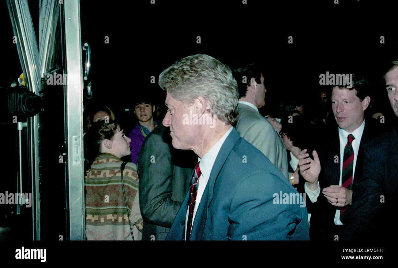 Elon, North Carolina. 10261992 The Bill Clinton and Al Gore Campaign