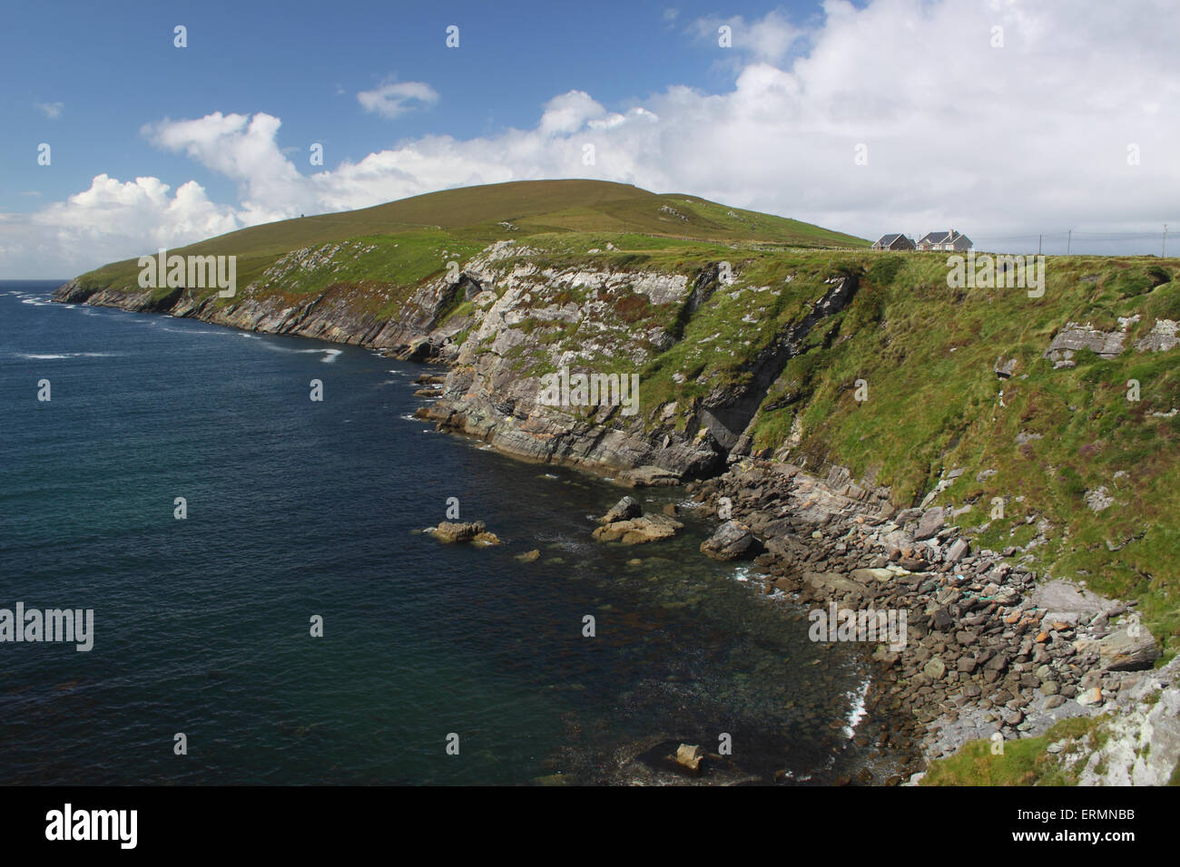 Bray Head on Valentia Island on the Wild Atlantic Way, Ring of Kerry; County Kerry, Ireland Stock Photo