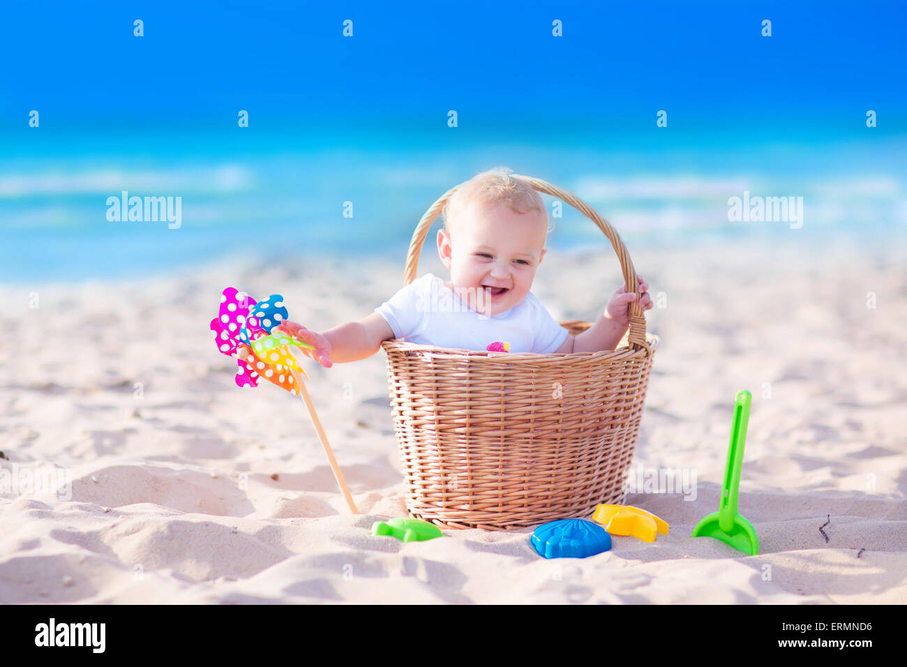 Child toys basket hi-res stock photography and images - Alamy