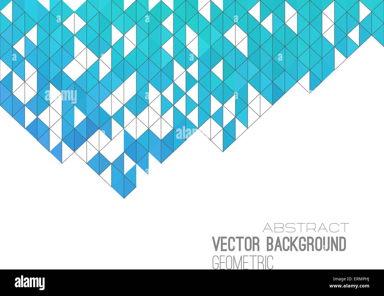 Abstract geometric background with color triangles. Vector illustration ...