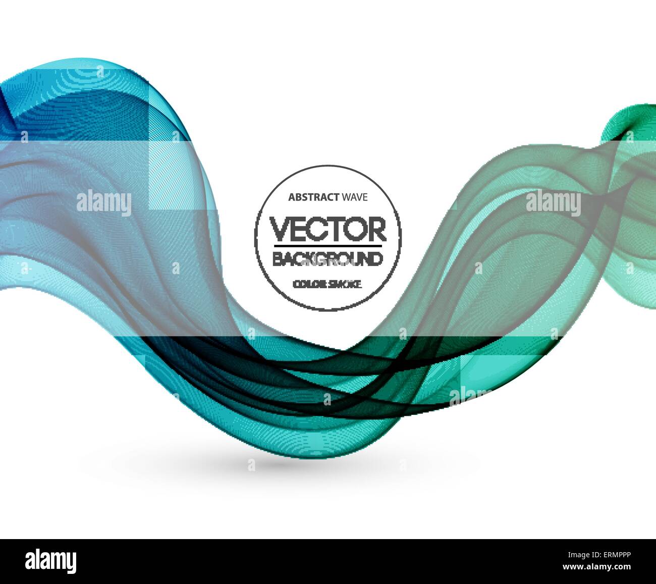 Vector Abstract blue curved lines background. Template brochure design ...