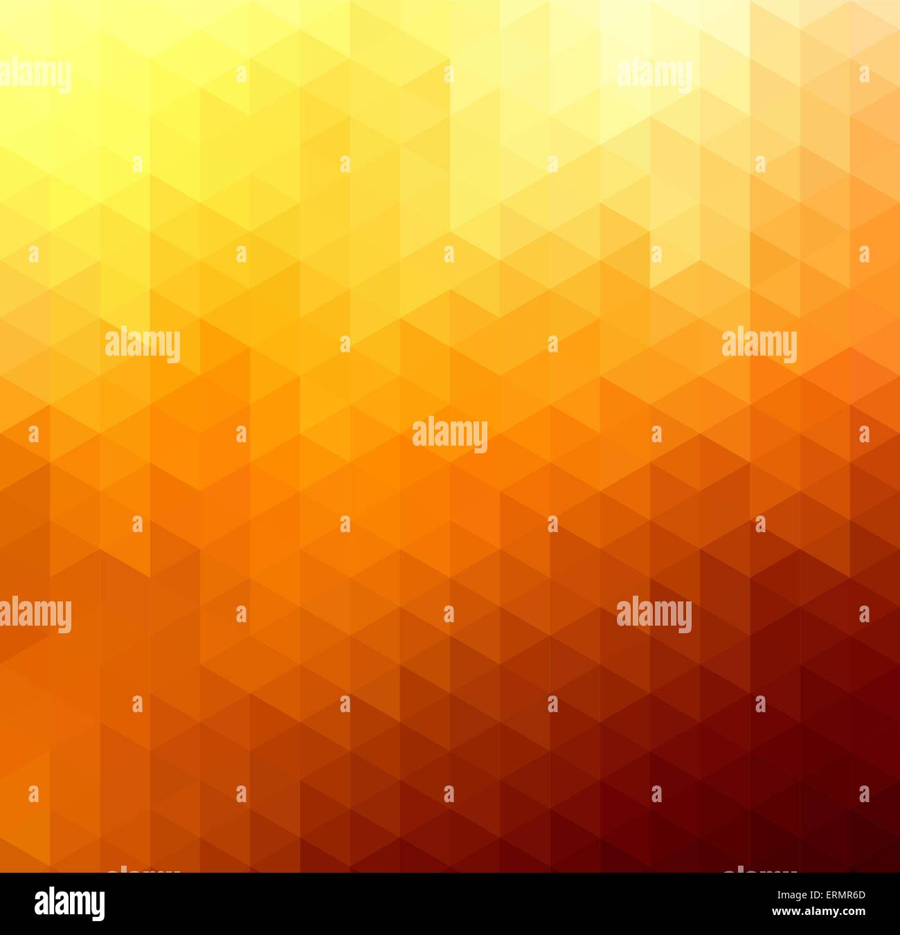 Abstract geometric background with orange and yellow triangles. Vector ...