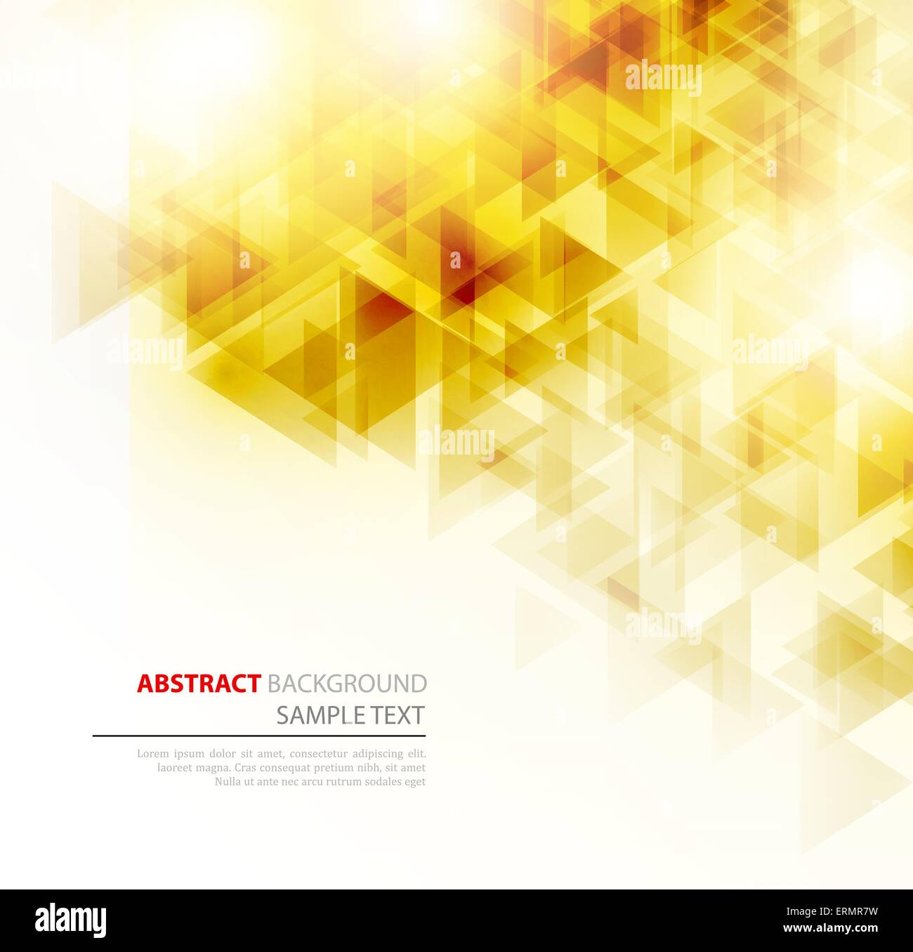 Abstract geometric background with transparent triangles. Vector ...