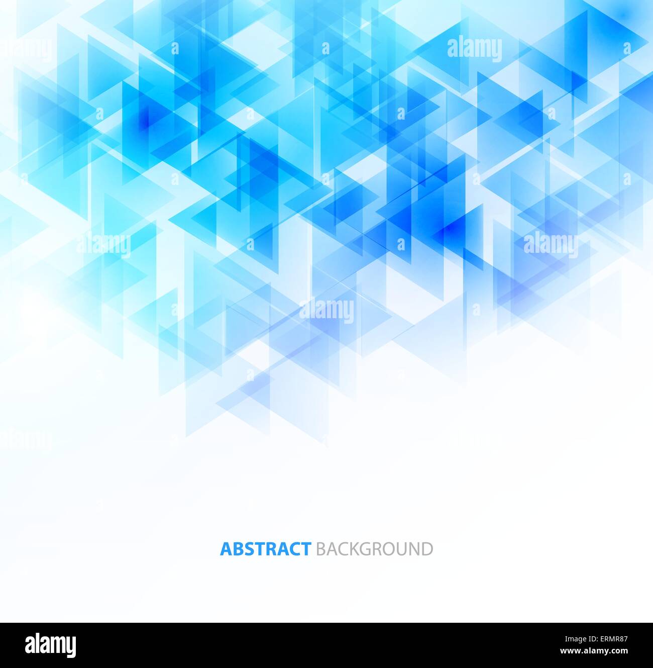 Abstract geometric background with transparent triangles. Vector ...