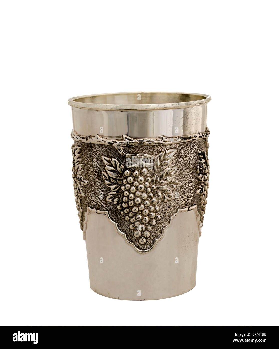 old cup from silver Stock Photo - Alamy