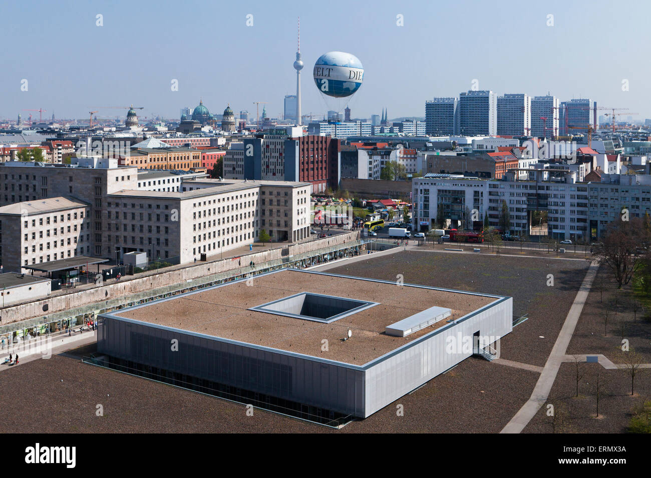 Museum and memorial Topography of Terror, Berlin, Germany Stock Photo