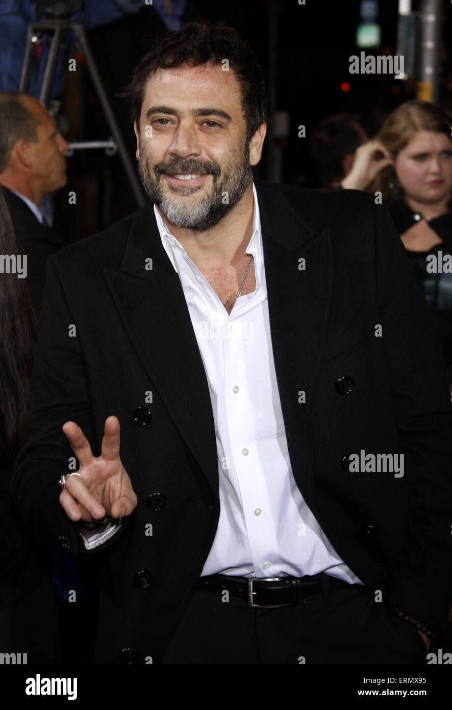 Jeffrey Dean Morgan at the Los Angeles premiere of 'The Twilight Saga: New Moon' held at the Mann's Village Theatre in Westwood on November 16, 2009. Stock Photo
